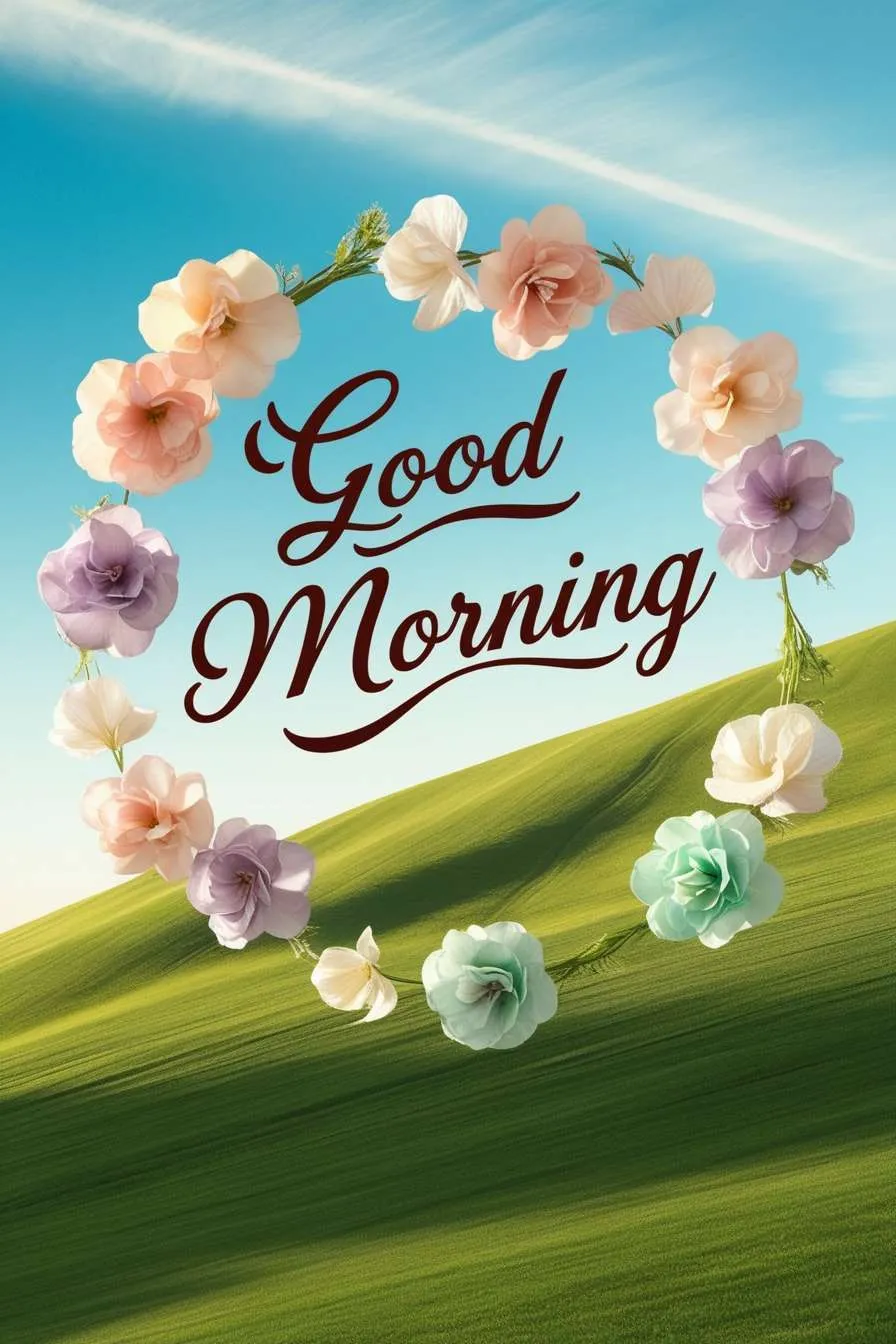 Free Download Good Morning With Nature Springtime Blossoms And Greenery - High Quality Good Morning With Nature Image