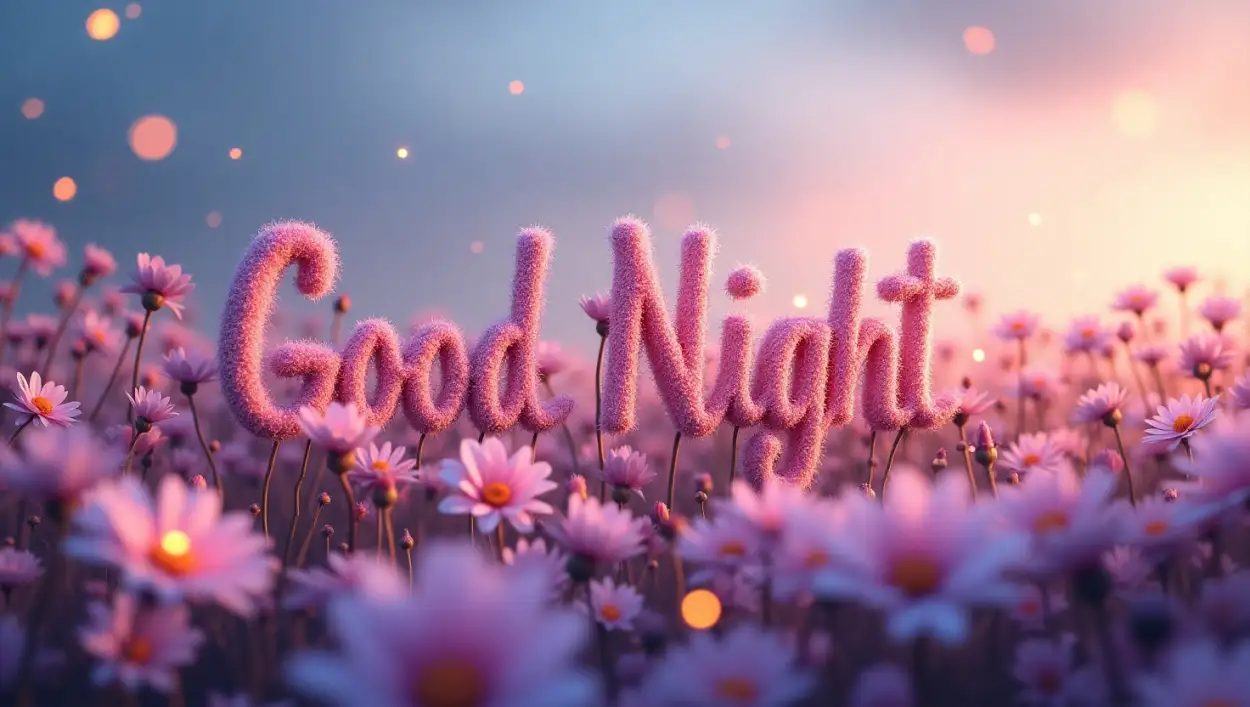 Free Download Good Night Image With Teddy Bear And Sweet Dreams Text - High Quality Good Night Background