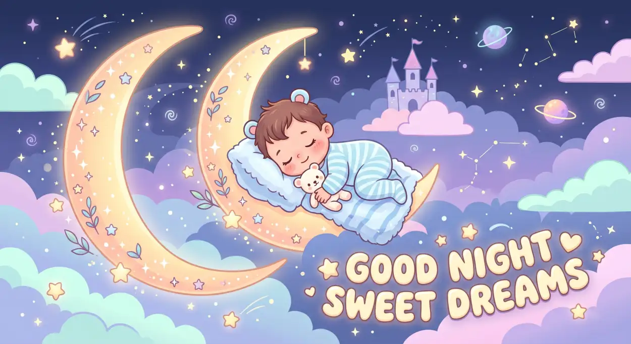 Free Download Good Night Sweet Dreams For Him - High Quality Good Night Sweet Dreams Image