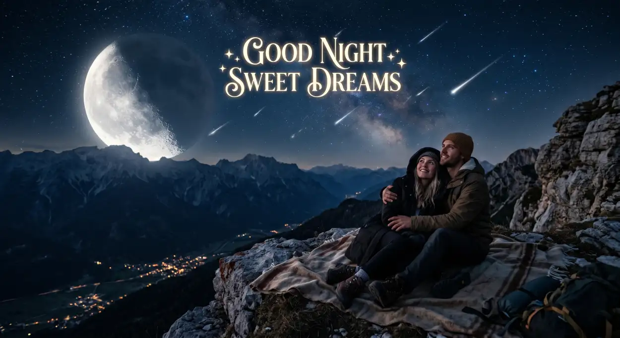 Free Download Good Night Sweet Dreams Whatsapp Status - High Quality Good Night Sweet Dreams Image