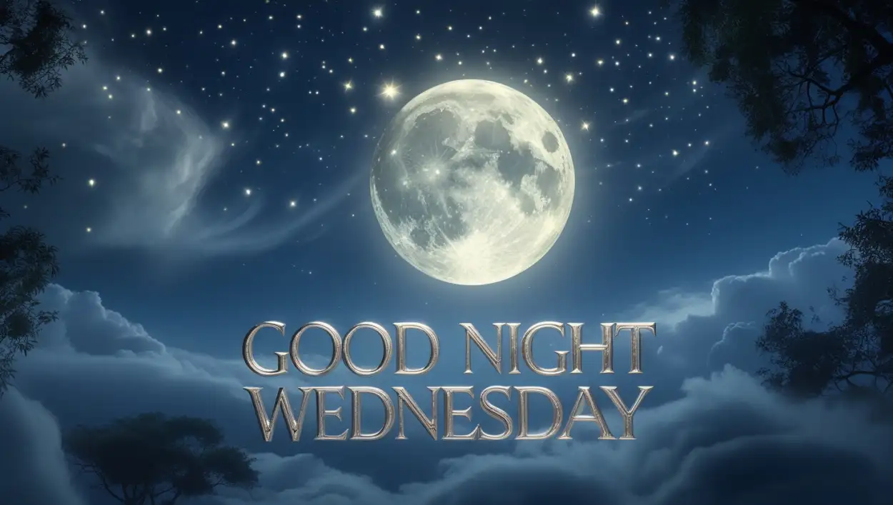 Free Download Good Night Wednesday Image HD Download - High Quality Good Night Wednesday Background