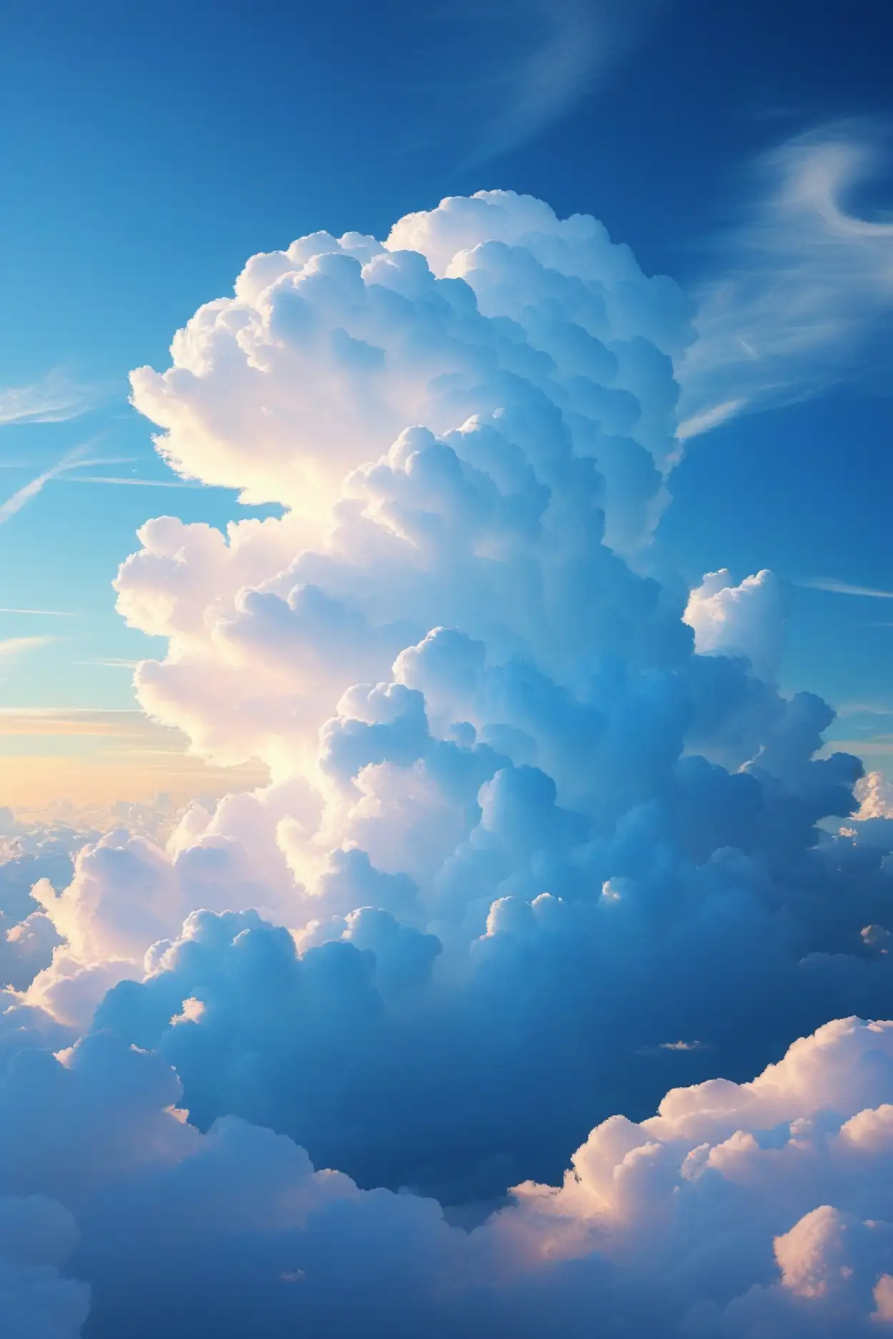 Free Download Gradient Cloud Background With Soft Colors - High Quality Cloud Background Background
