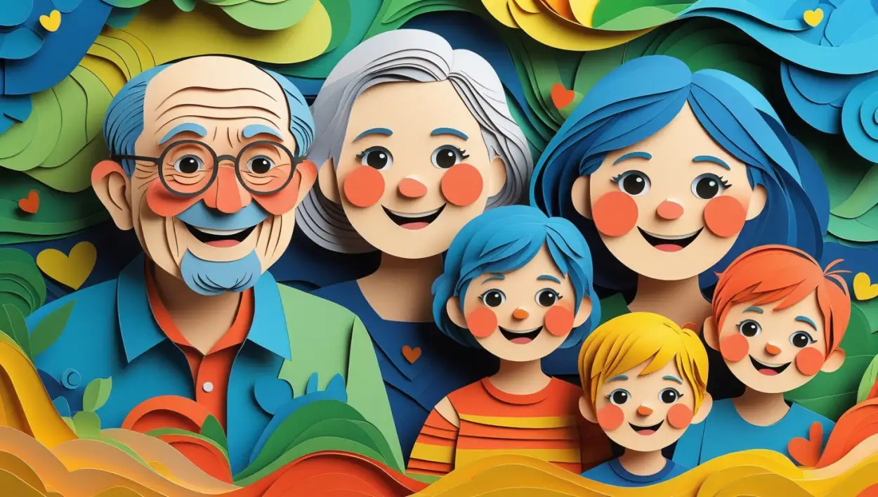 Free Download Grandparents Day Wallpaper With Balloons And Confetti - High Quality Grandparents Day Wallpaper Background