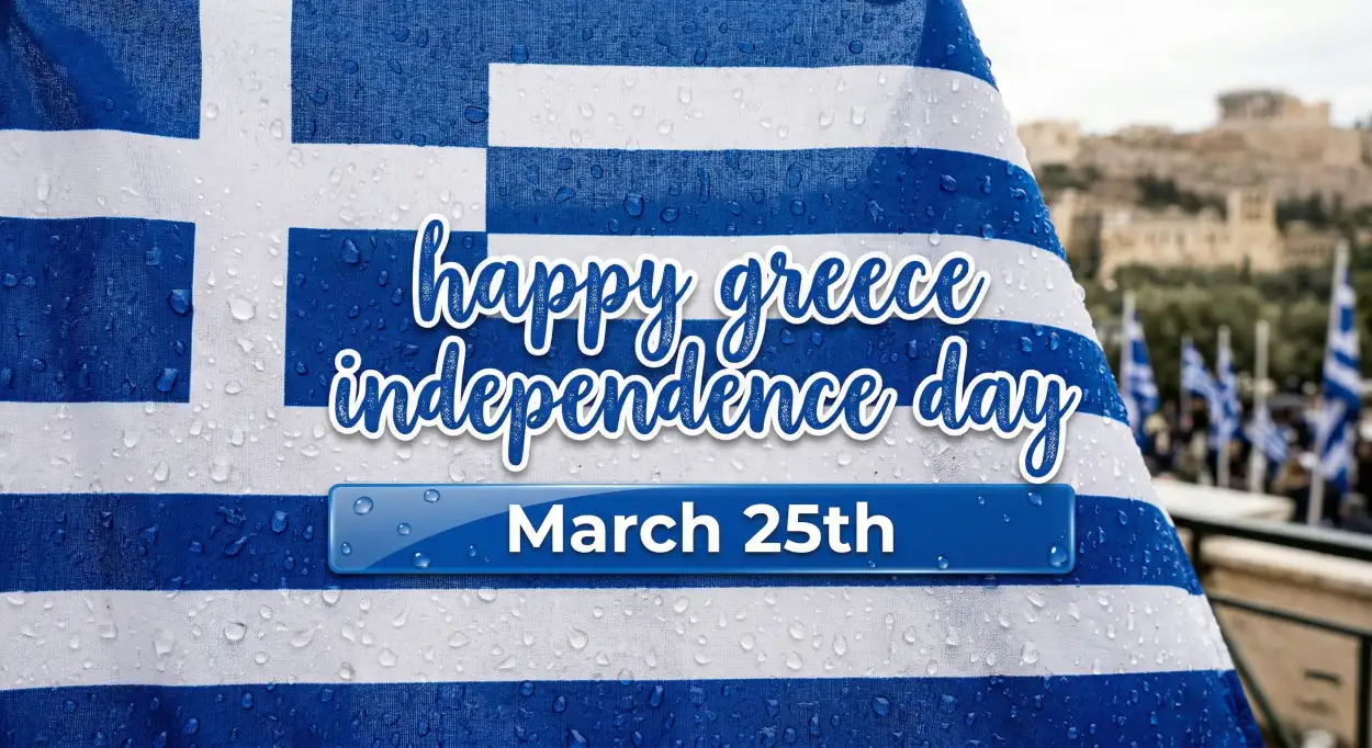 Free Download Greece Independence Day Clipart Free - High Quality Happy Greece Independence Day 2026 Image