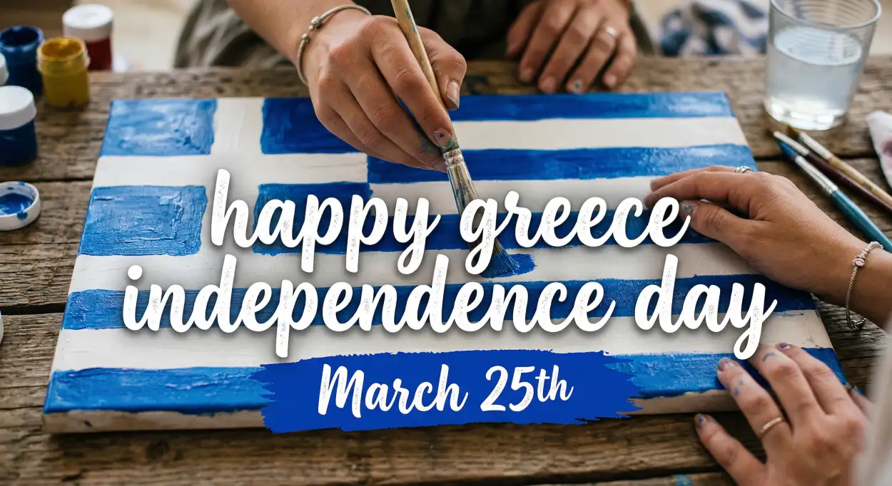 Free Download Greece Independence Day Drawing Ideas - High Quality Happy Greece Independence Day 2026 Image