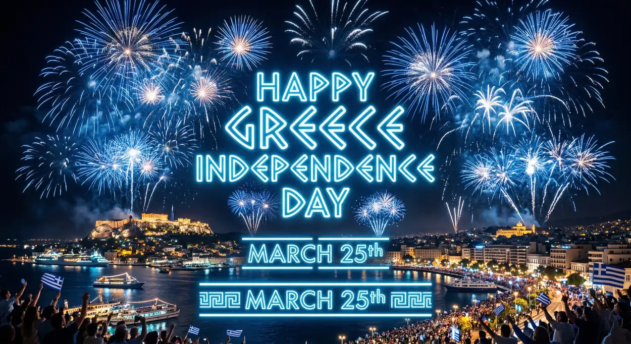 Free Download Greece Independence Day Festival Ideas - High Quality Happy Greece Independence Day 2026 Image