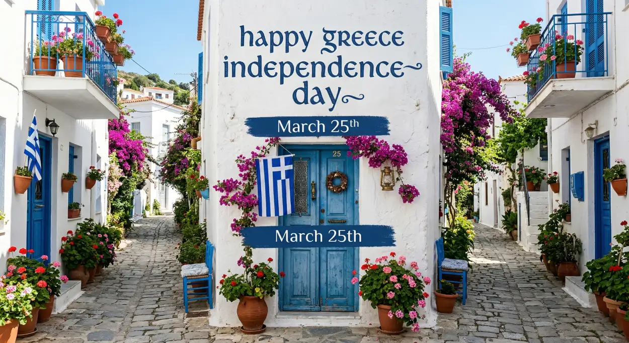 Free Download Greece Independence Day Poster Ideas - High Quality Happy Greece Independence Day 2026 Image