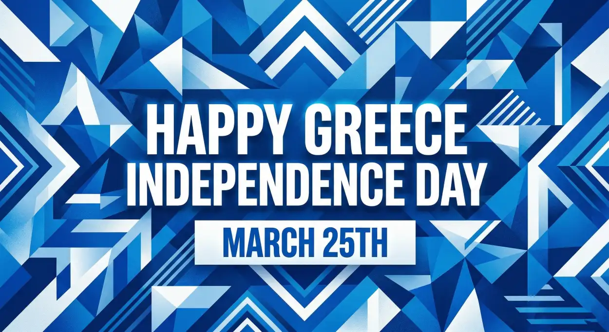 Free Download Greece Independence Day Speech For Students - High Quality Happy Greece Independence Day 2026 Image