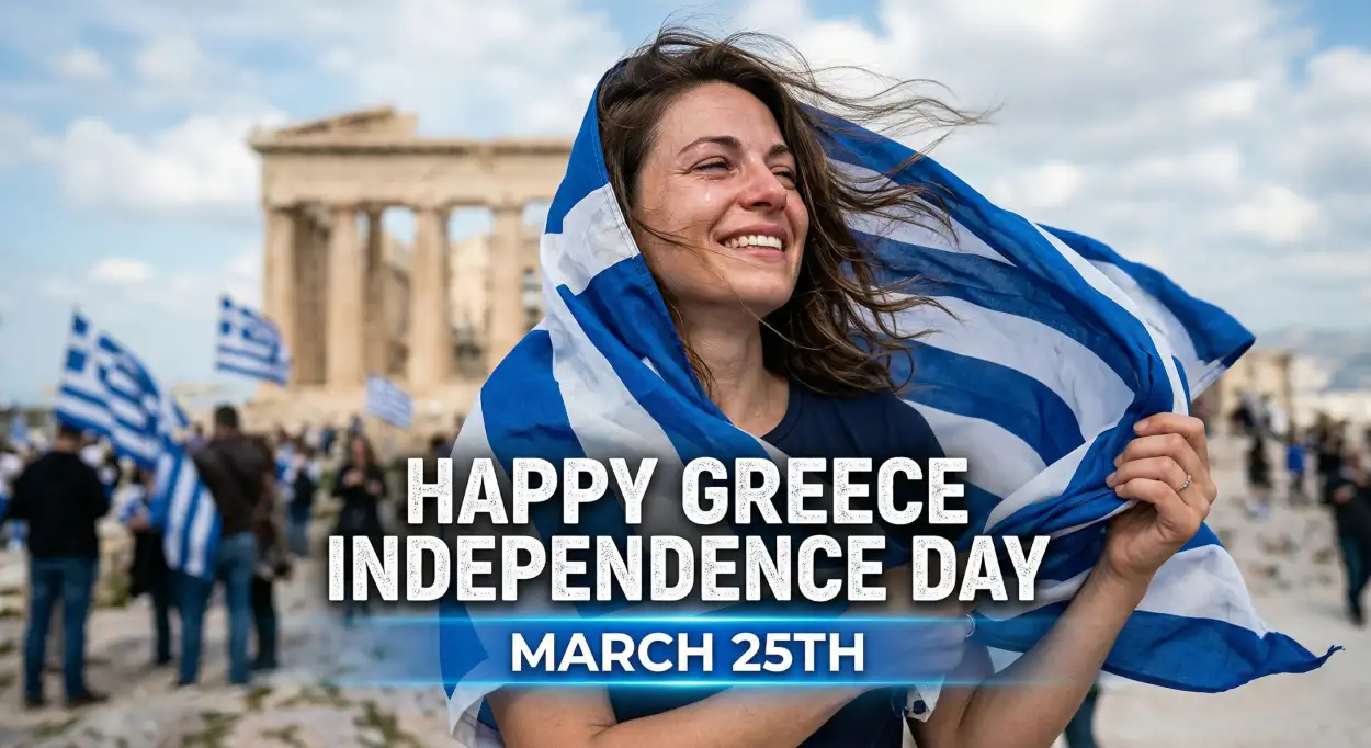 Free Download Greece Independence Day Twitter Captions - High Quality Happy Greece Independence Day 2026 Image