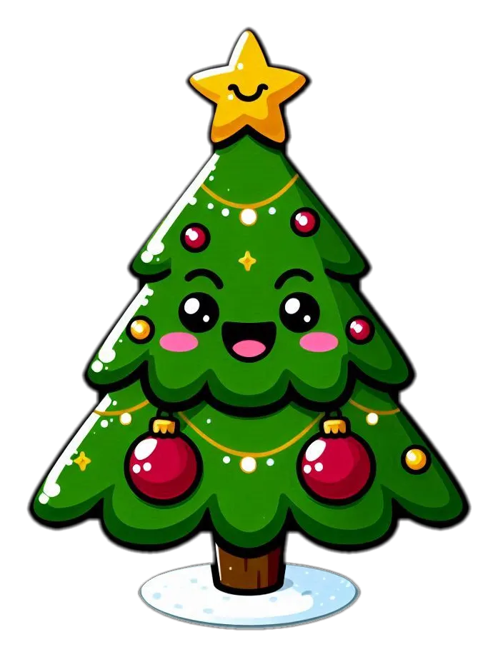 Free Download Green Christmas Tree Png Transparent Background - High Quality Christmas Tree PNG Image