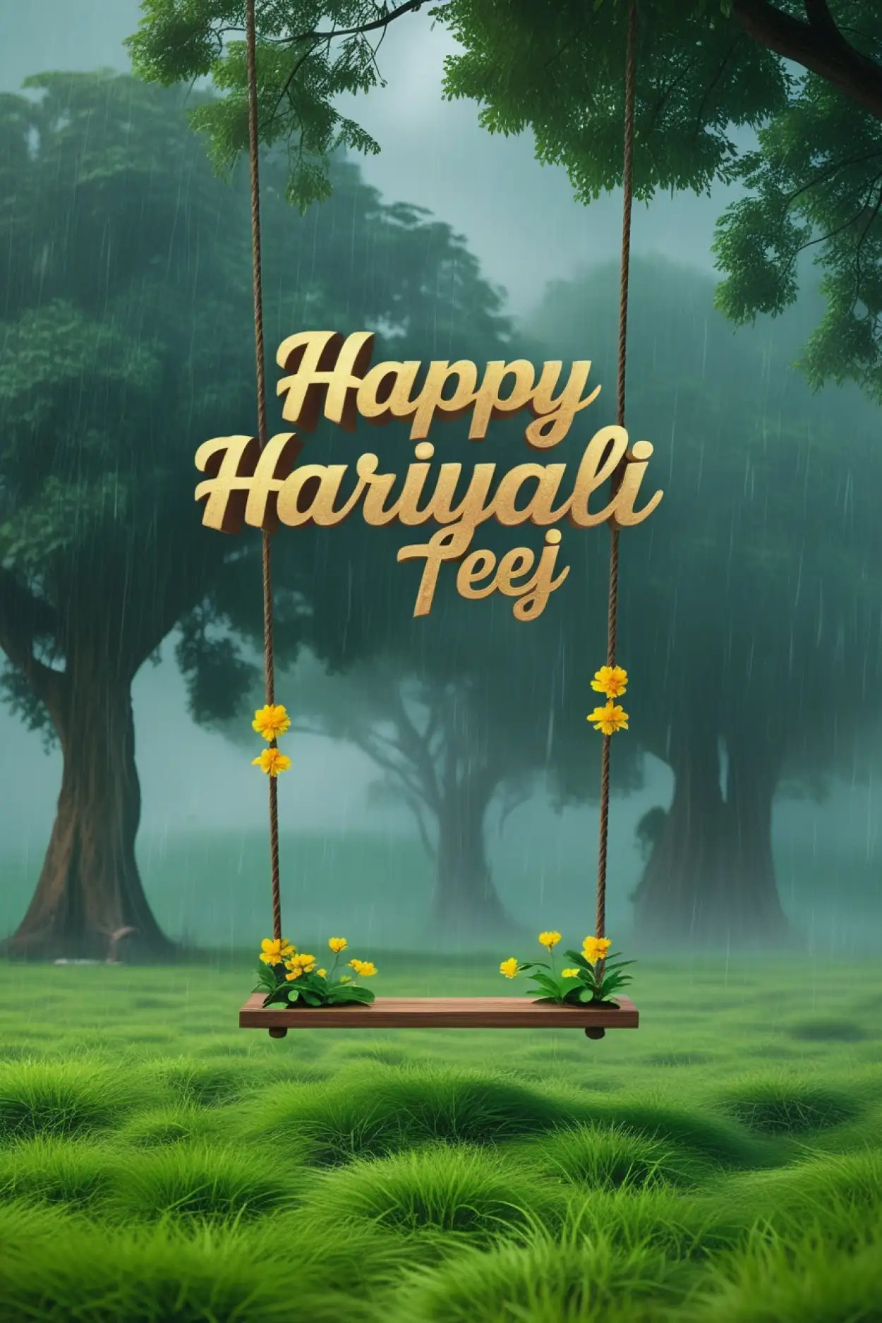 Free Download Green Dress Photoshoot Ideas For Hariyali Teej - High Quality Happy Hariyali Teej Background