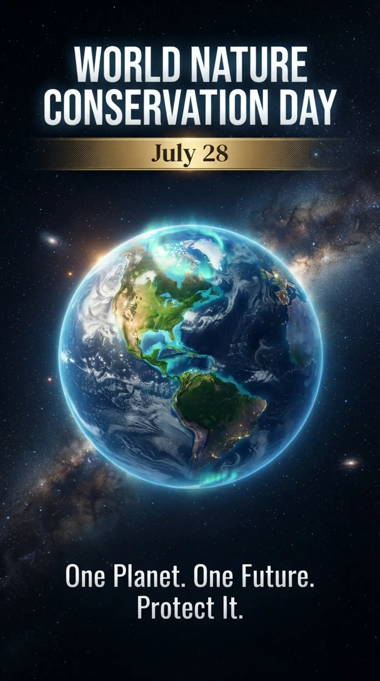 Free Download Green Earth Awareness Background - High Quality World Nature Conservation Day 2026 Background Image