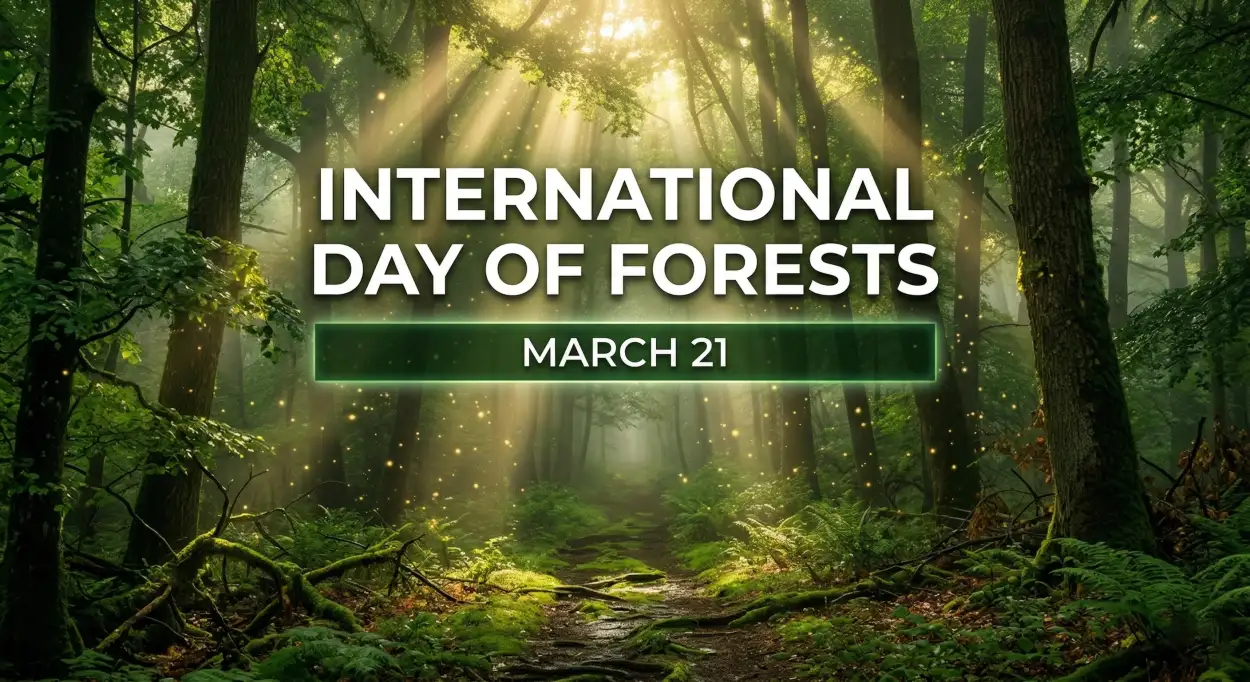 Free Download Green Forest Nature Poster Design Png - High Quality International Day Of Forests Transparent PNG