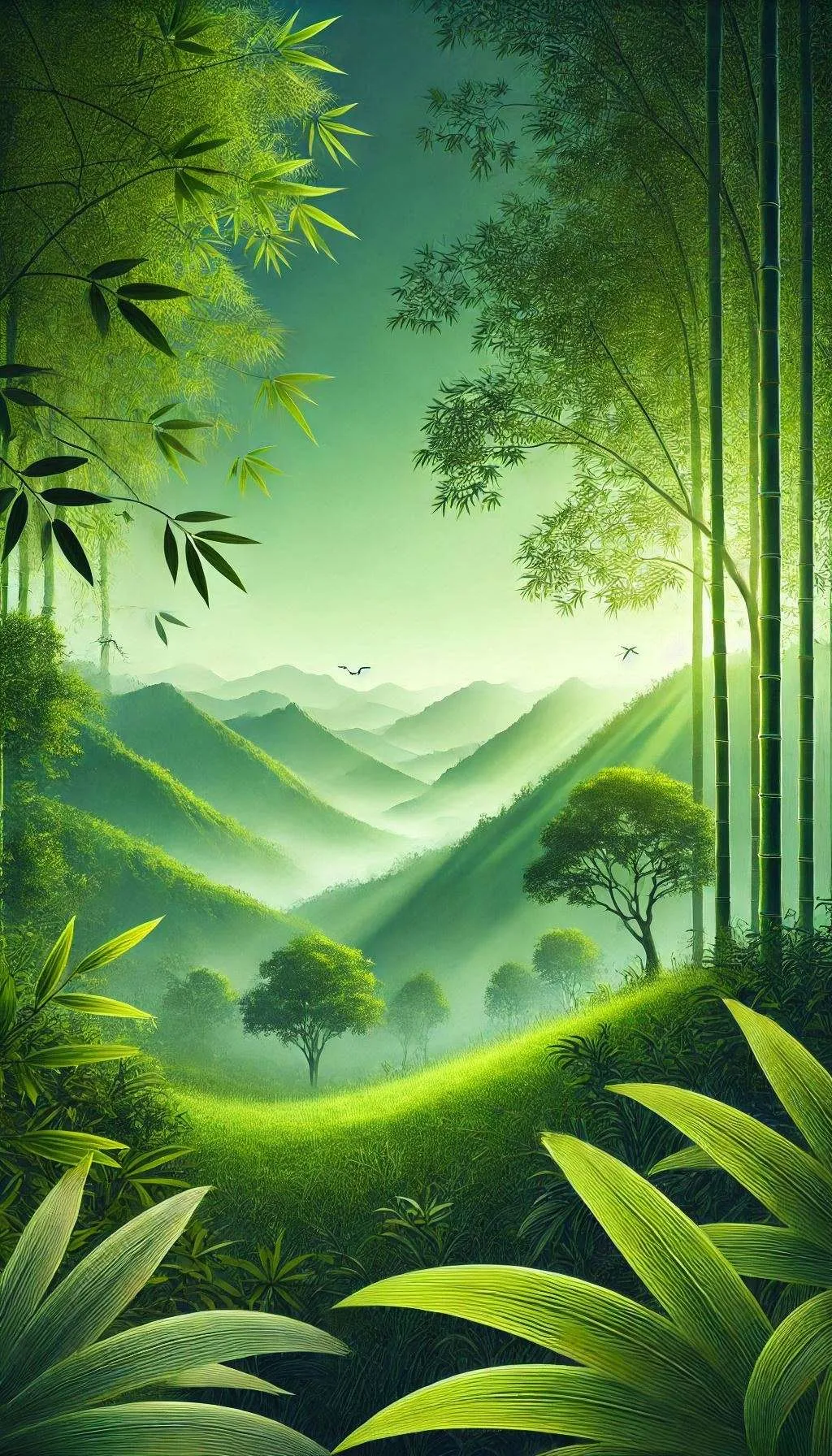 Free Download Green Nature Background Images With Bamboo Forest Scenes - High Quality Green Nature Background Images Background