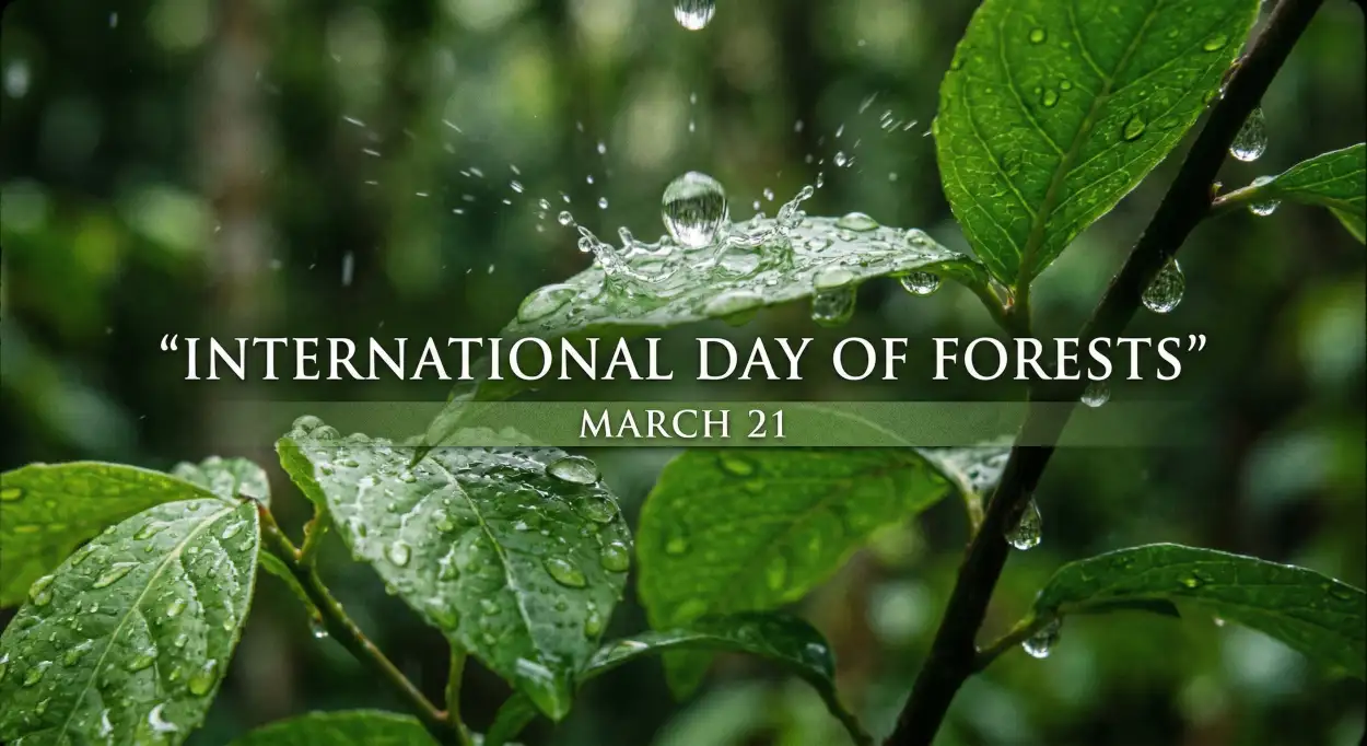 Free Download Green Nature Quotes For Forest Day - High Quality International Day Of Forests Image