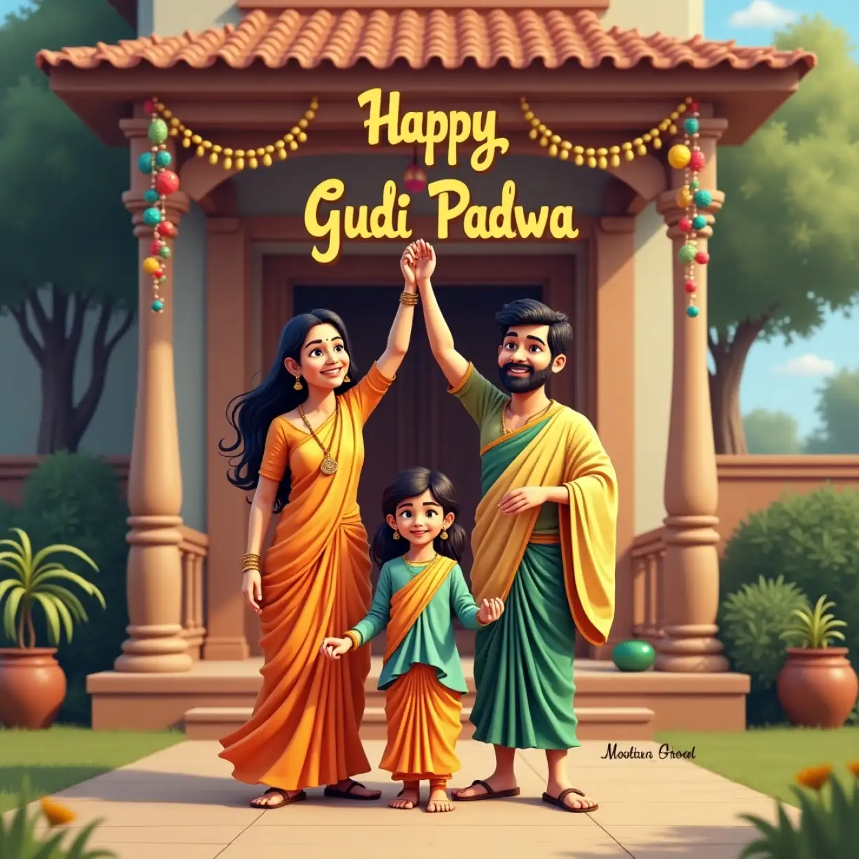 Free Download Gudi Padwa Decoration Ideas For Home - High Quality Happy Gudi Padwa Background