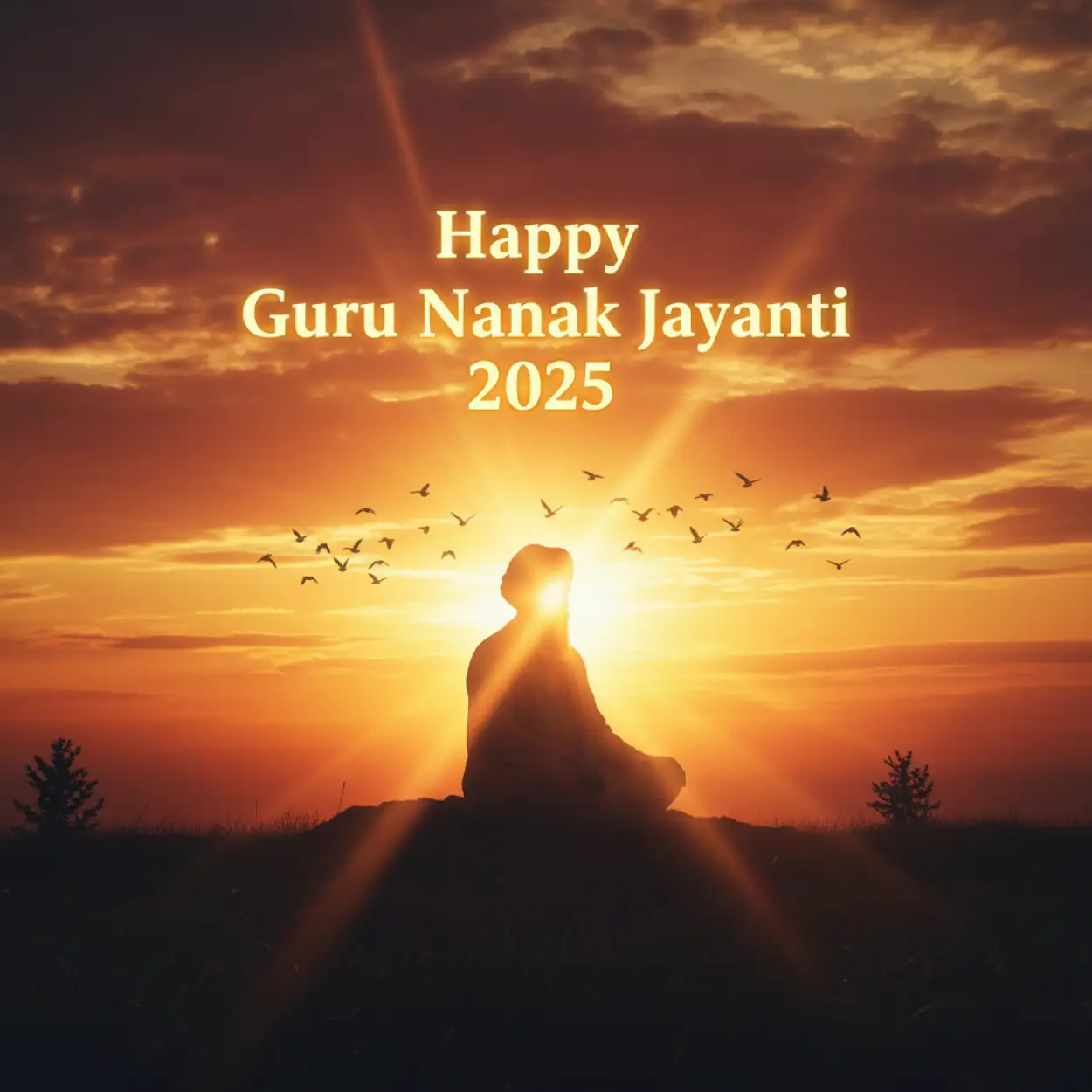 Free Download Guru Nanak Jayanti 2025 Editing Background For Picsart - High Quality Happy Guru Nanak Jayanti 2025 Background
