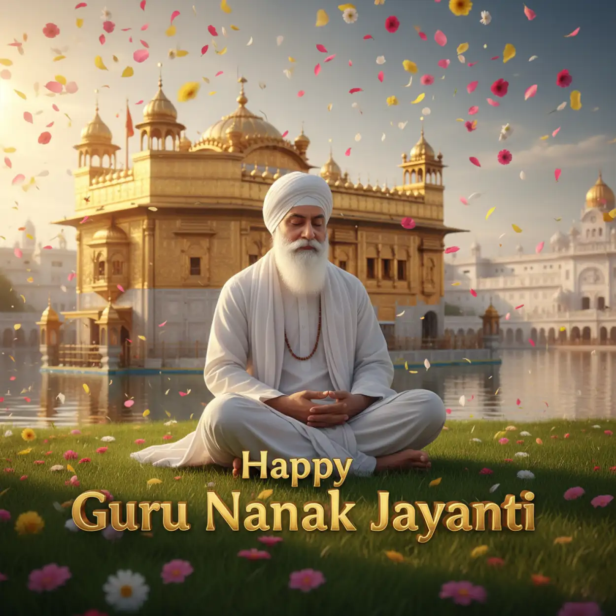 Free Download Guru Nanak Jayanti 2025 Hd Poster For Instagram - High Quality Happy Guru Nanak Jayanti Background