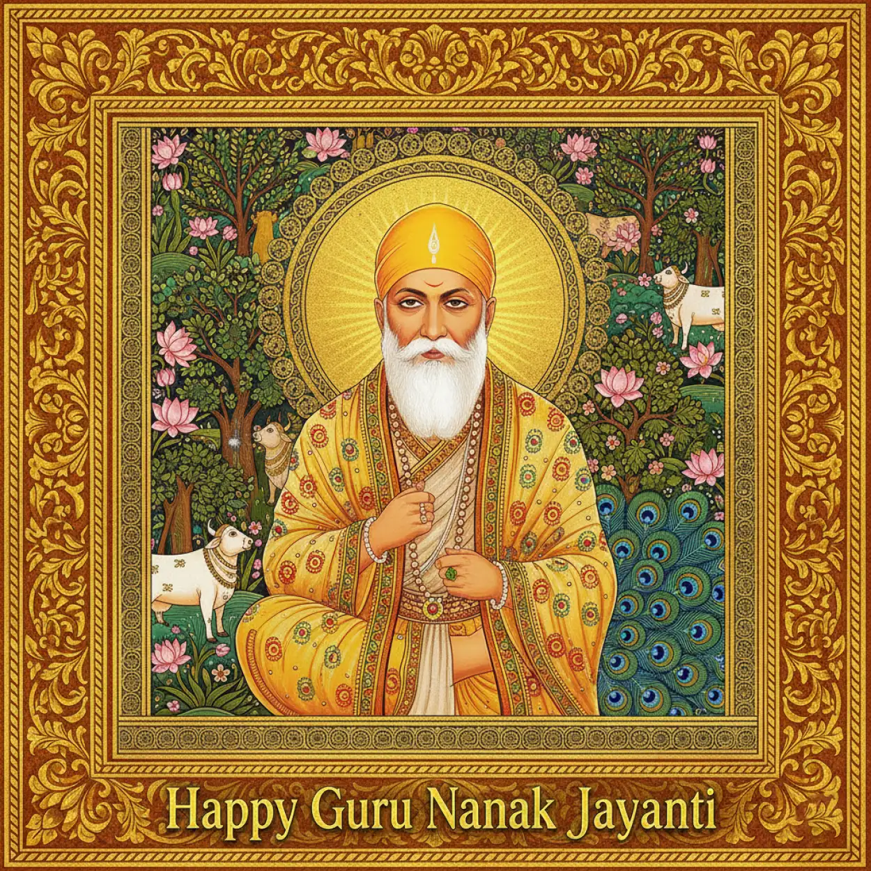 Free Download Guru Nanak Jayanti Reels Video Background - High Quality Happy Guru Nanak Jayanti Background Image
