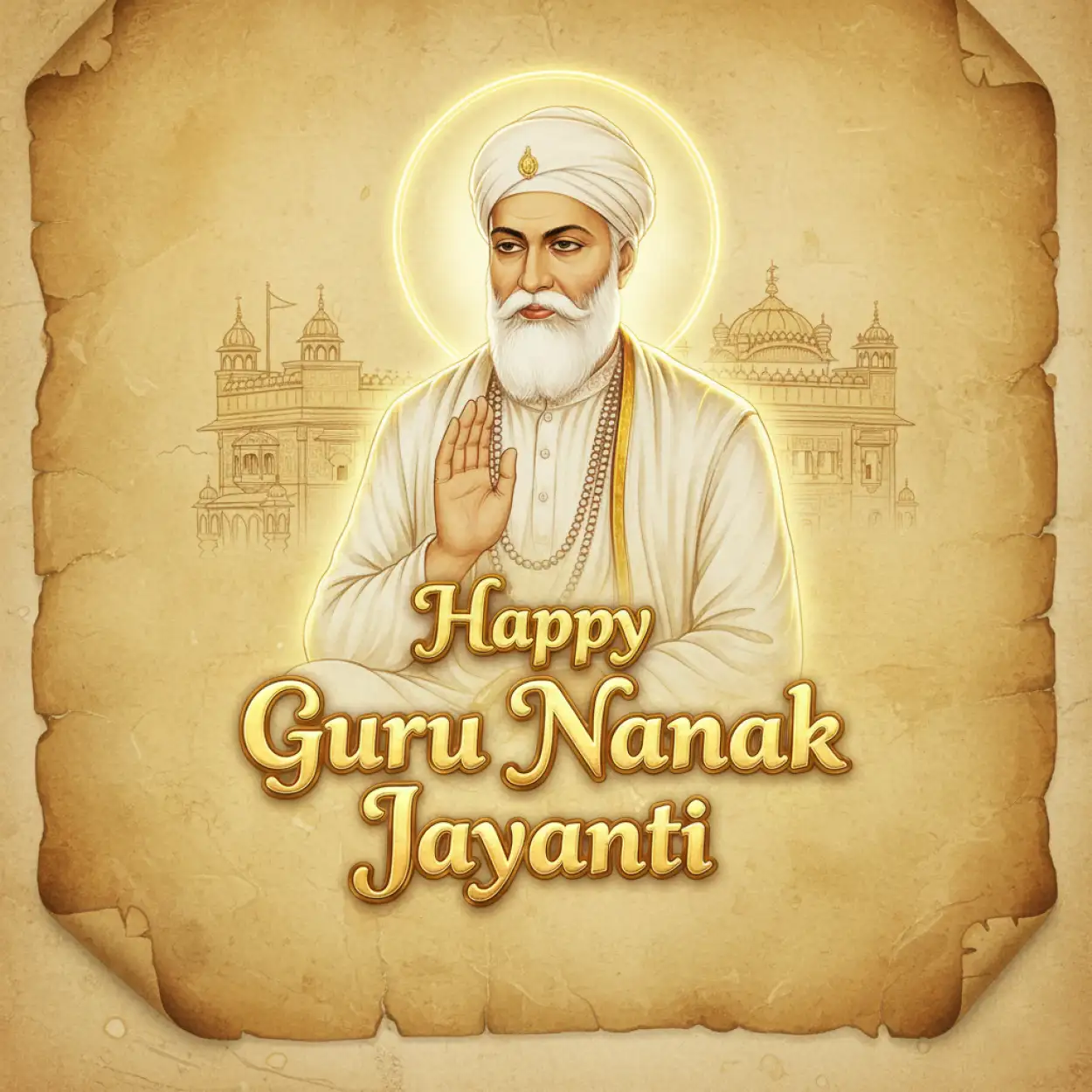 Free Download Guru Nanak Jayanti Whatsapp Status In Hindi - High Quality Happy Guru Nanak Jayanti Image