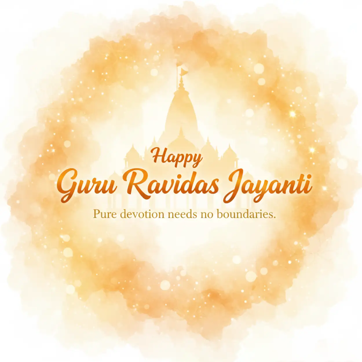 Free Download Guru Ravidas Jayanti Banner Ai Design - High Quality Happy Guru Ravidas Jayanti Image
