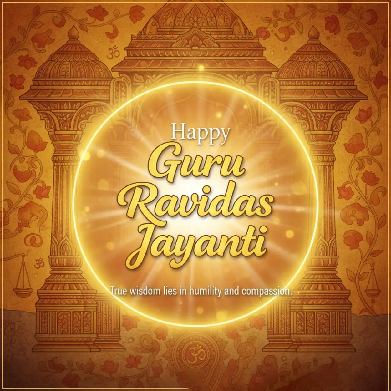 Free Download Guru Ravidas Jayanti Banner Background - High Quality Happy Guru Ravidas Jayanti Background