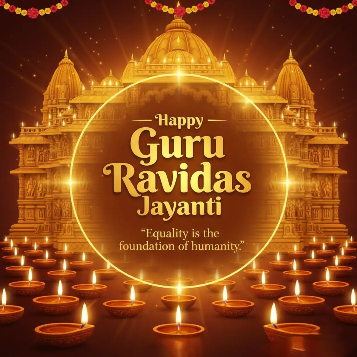 Free Download Guru Ravidas Jayanti Festival Poster Hd - High Quality Happy Guru Ravidas Jayanti Image