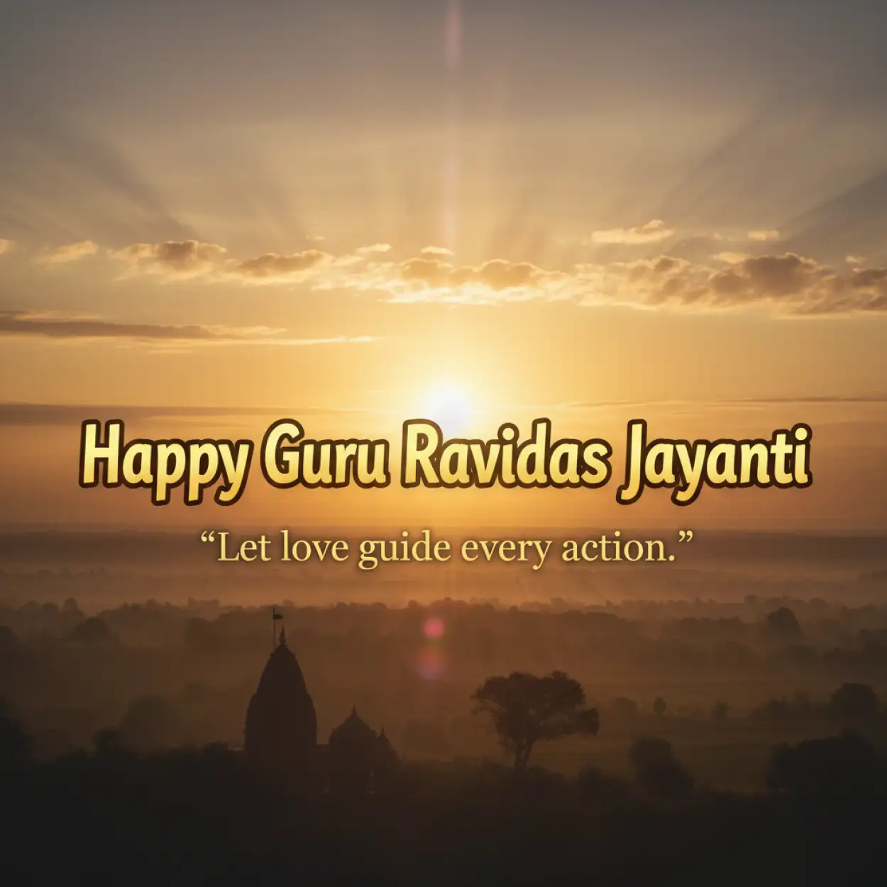 Free Download Guru Ravidas Jayanti Motivational Quotes - High Quality Happy Guru Ravidas Jayanti Background