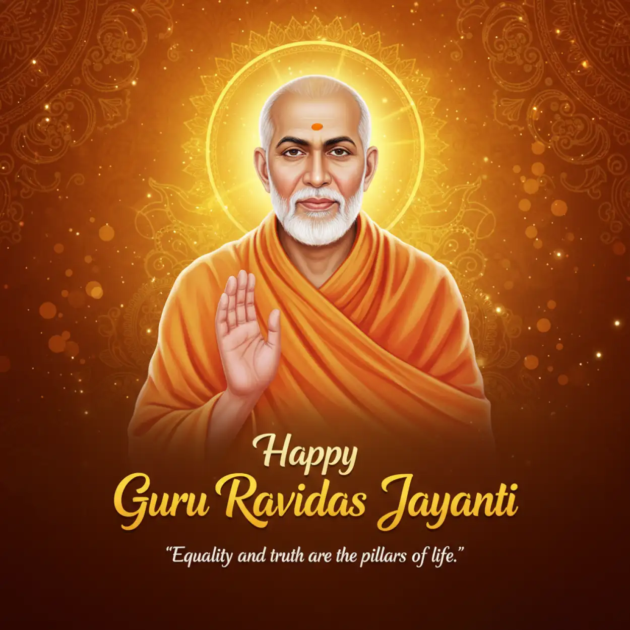Free Download Guru Ravidas Jayanti Png Transparent - High Quality Happy Guru Ravidas Jayanti Transparent PNG