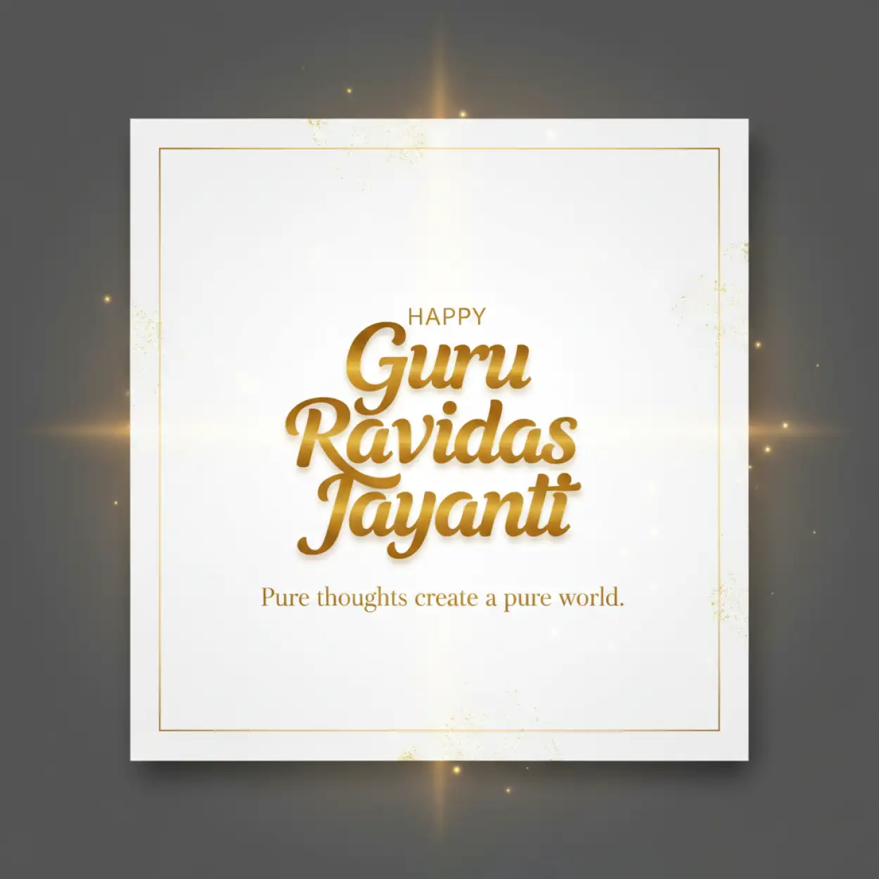 Free Download Guru Ravidas Jayanti Typography Poster - High Quality Happy Guru Ravidas Jayanti Background