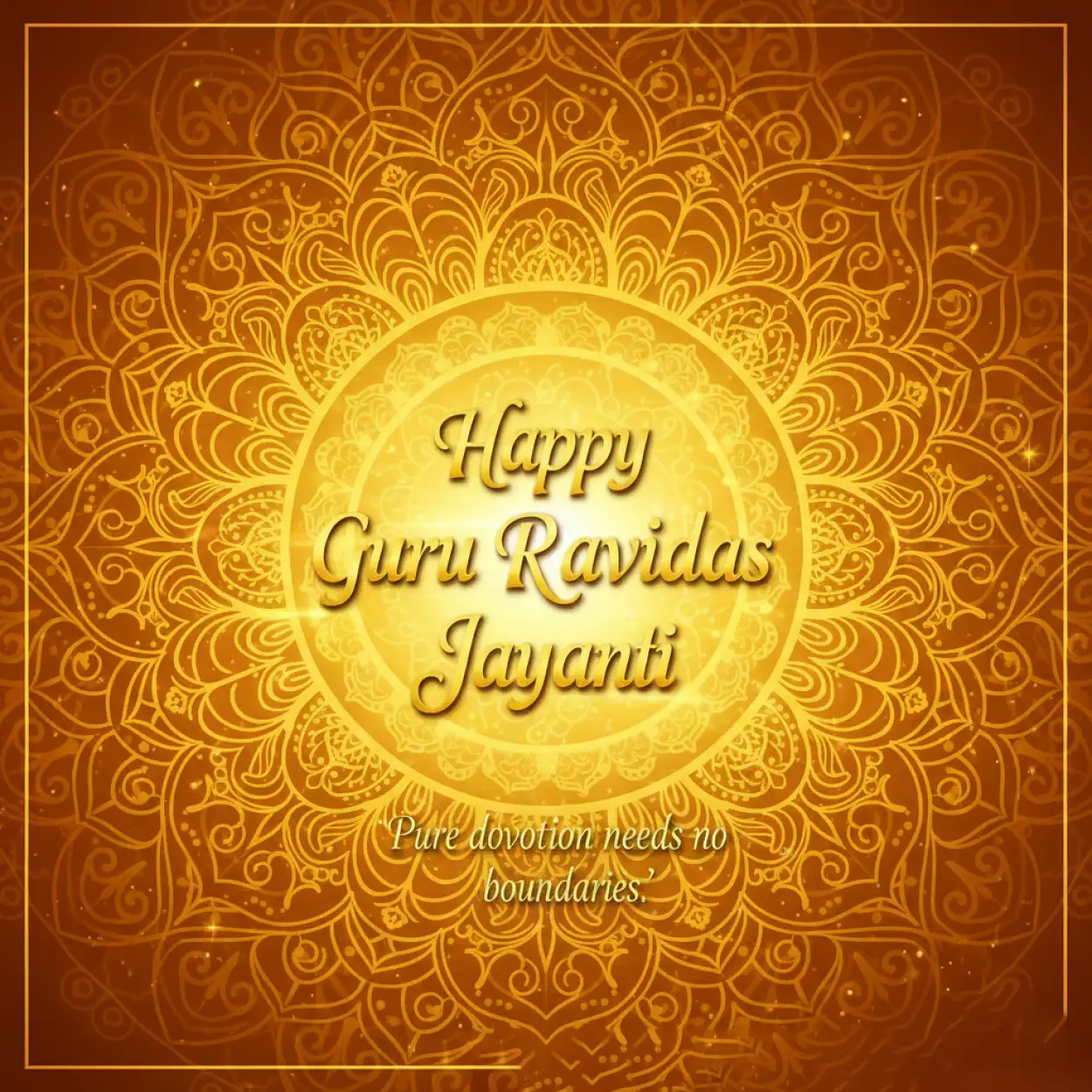 Free Download Guru Ravidas Jayanti Wishes In Hindi - High Quality Happy Guru Ravidas Jayanti Image