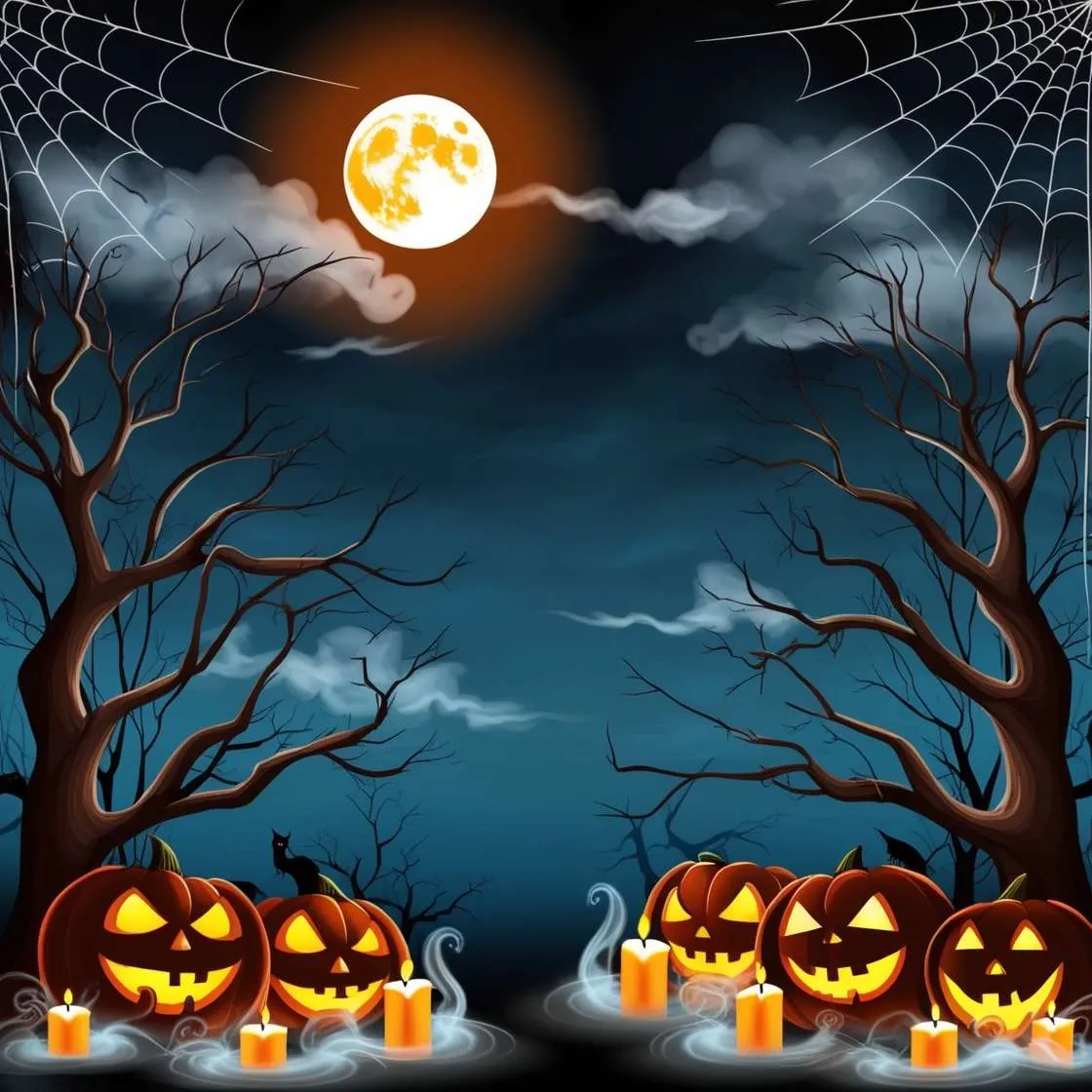 Halloween Background Collage For Festive Decorations - Royalty Free Halloween Background Image | Pngmagic Free Download Halloween Background Collage For Festive Decorations - High Quality Halloween Background Background