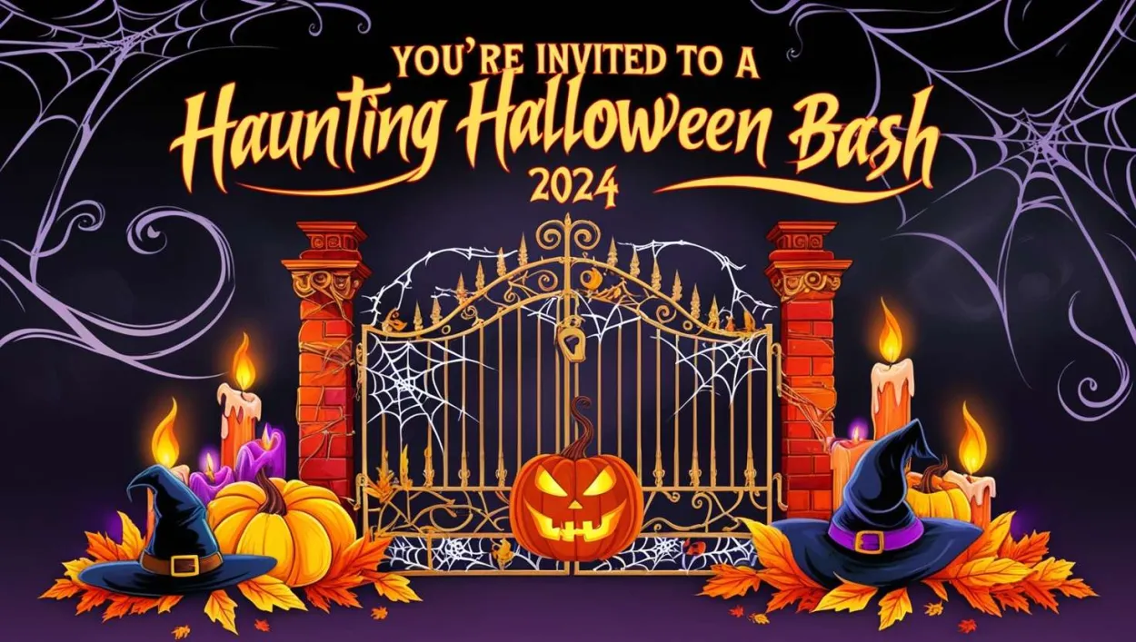 Free Download Halloween Party Invitation Card Images 2024 - High Quality Happy Halloween Background