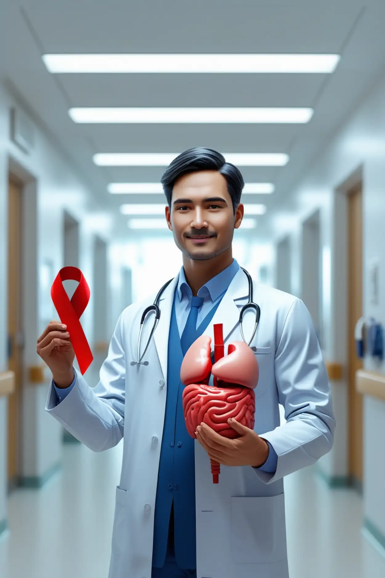 Free Download Hand-drawn Hepatitis Awareness Image - High Quality World Hepatitis Day Background