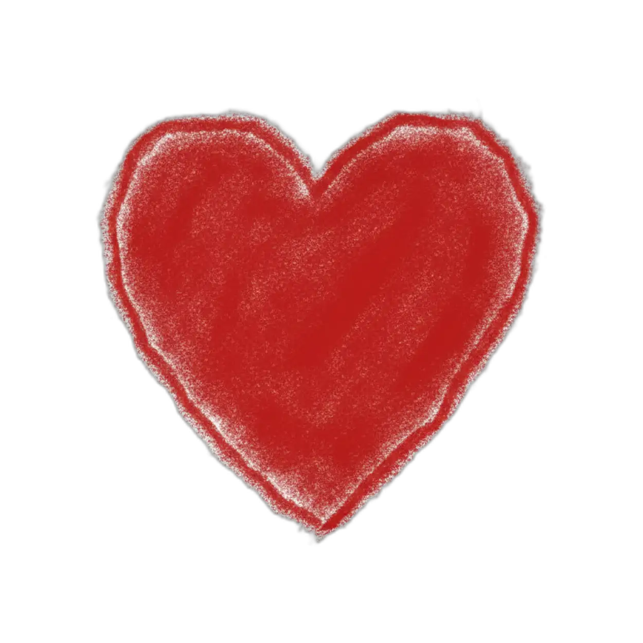 Free Download Hand Drawn Red Heart Png Transparent - High Quality Red Heart Png PNG Image