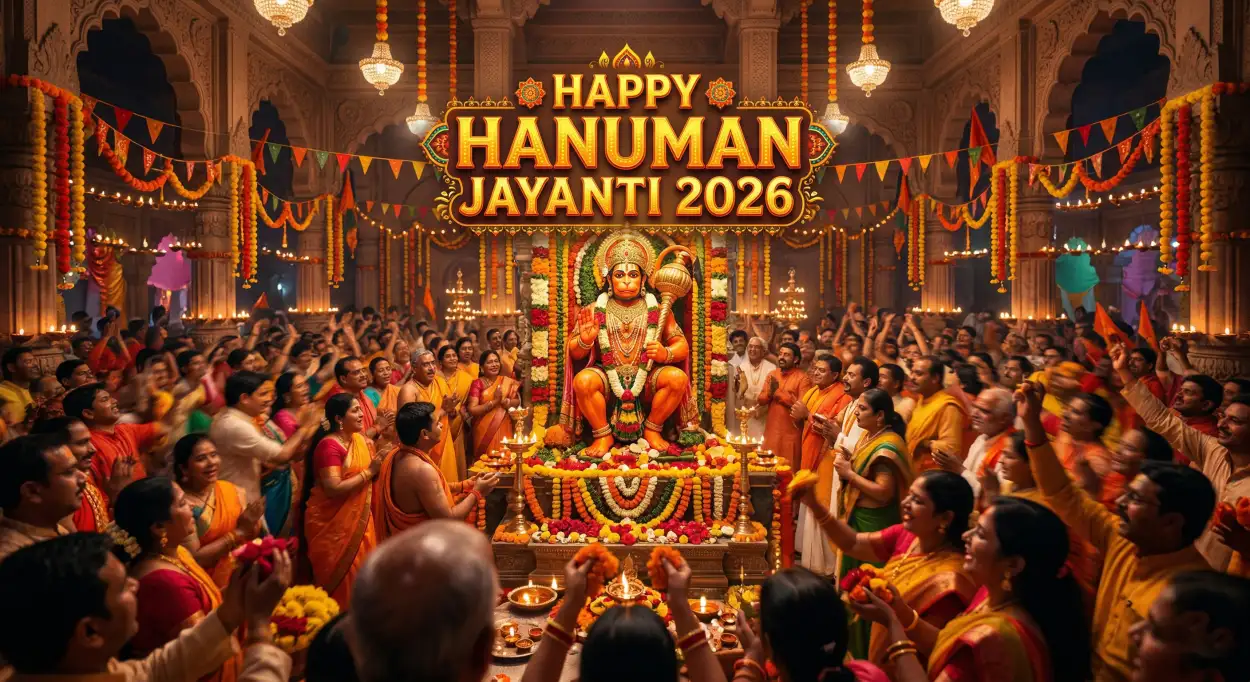Free Download Hanuman Jayanti 2026 Full Hd Poster - High Quality Happy Hanuman Jayanti 2026 Image