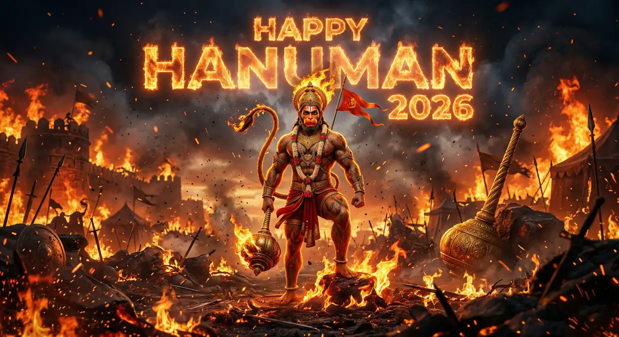 Free Download Hanuman Jayanti 2026 Poster Hd - High Quality Happy Hanuman Jayanti 2026 Image