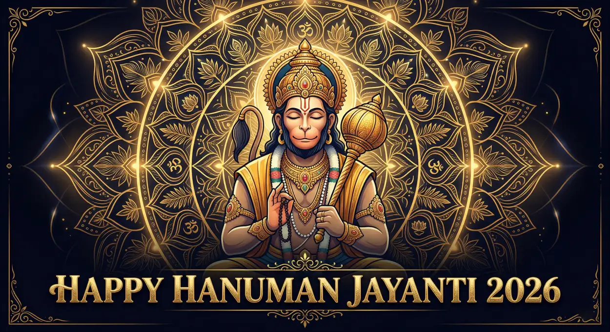 Free Download Hanuman Jayanti Background Png - High Quality Happy Hanuman Jayanti 2026 Transparent PNG