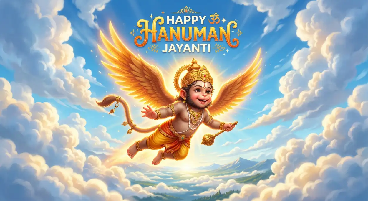 Free Download Hanuman Jayanti Creative Poster Ideas - High Quality Happy Hanuman Jayanti 2026 Image