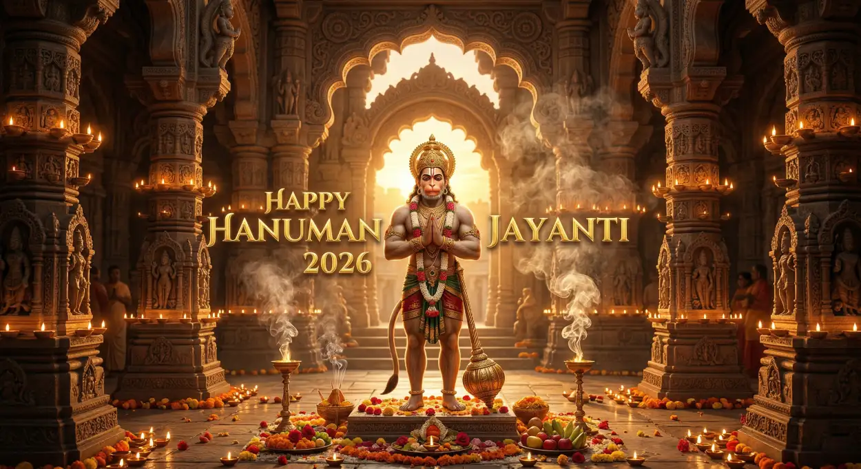 Free Download Hanuman Jayanti Status Hindi - High Quality Happy Hanuman Jayanti 2026 Image