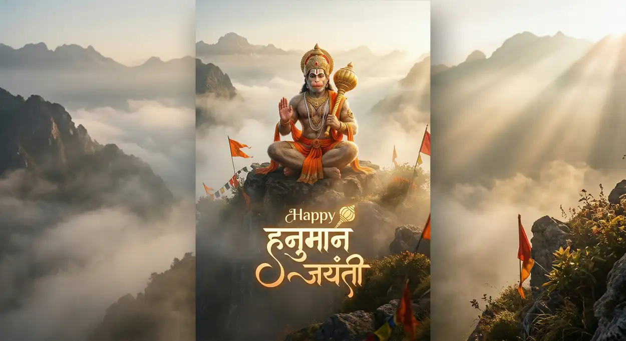 Free Download Hanuman Jayanti Wishes Captions For Instagram Posts - High Quality Hanuman Jayanti Wishes Image