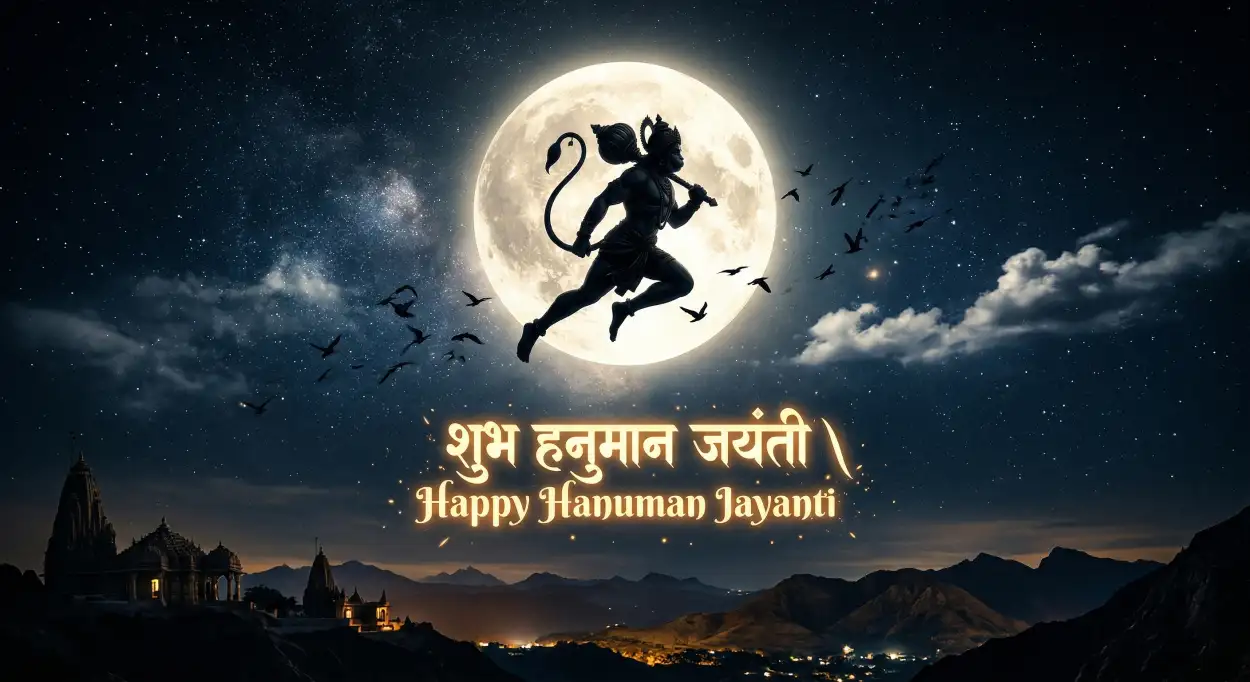 Free Download Hanuman Jayanti Wishes For A Bright And Successful Future - High Quality Hanuman Jayanti Wishes Image