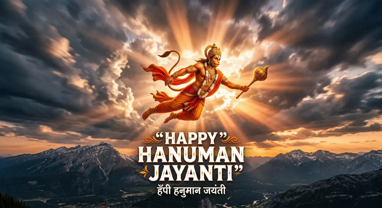 Free Download Hanuman Jayanti Wishes For Devotion And Faith In Life - High Quality Hanuman Jayanti Wishes Image