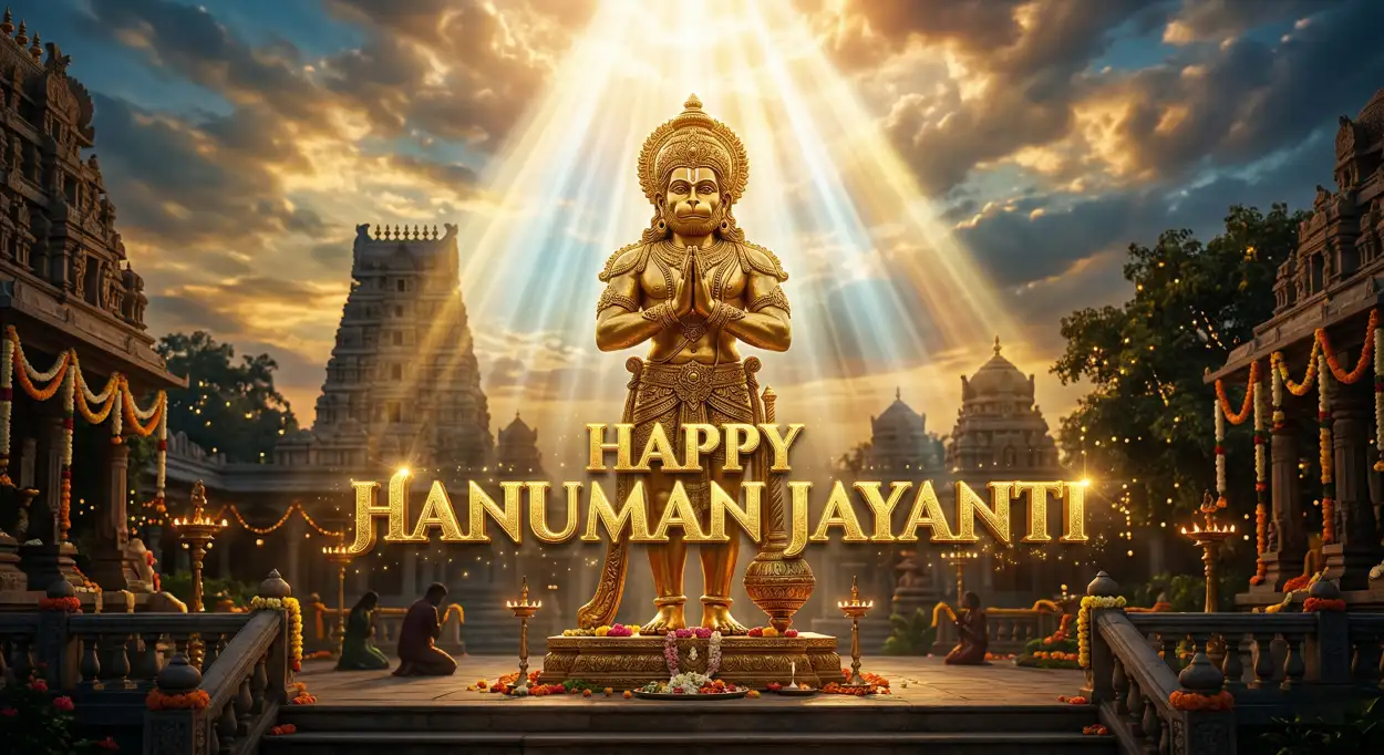 Free Download Hanuman Jayanti Wishes For Good Luck And Success - High Quality Hanuman Jayanti Wishes Image