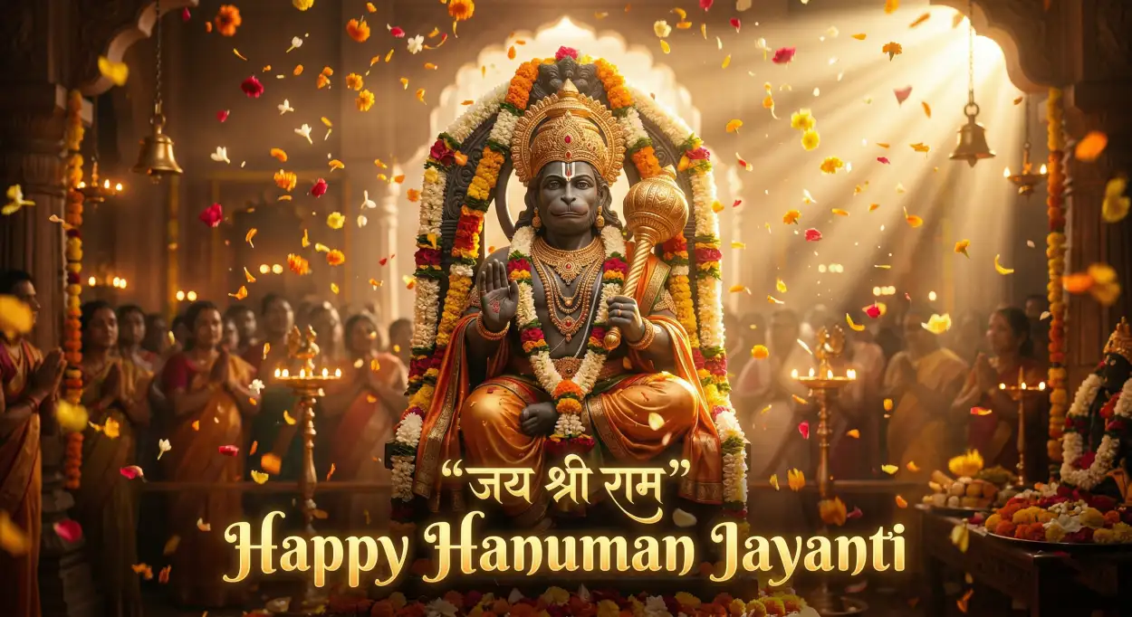 Free Download Hanuman Jayanti Wishes For Success And Happiness Always - High Quality Hanuman Jayanti Wishes Image