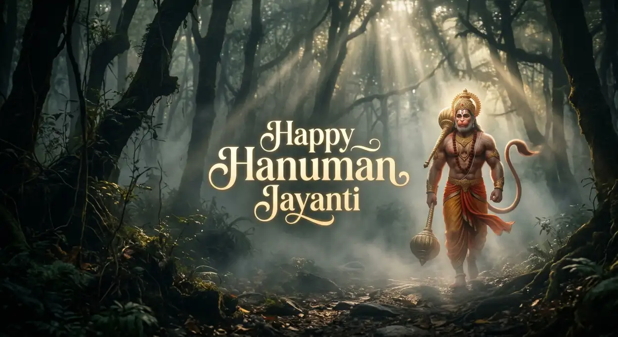 Free Download Hanuman Jayanti Wishes Messages For Joyful Celebration - High Quality Hanuman Jayanti Wishes Image