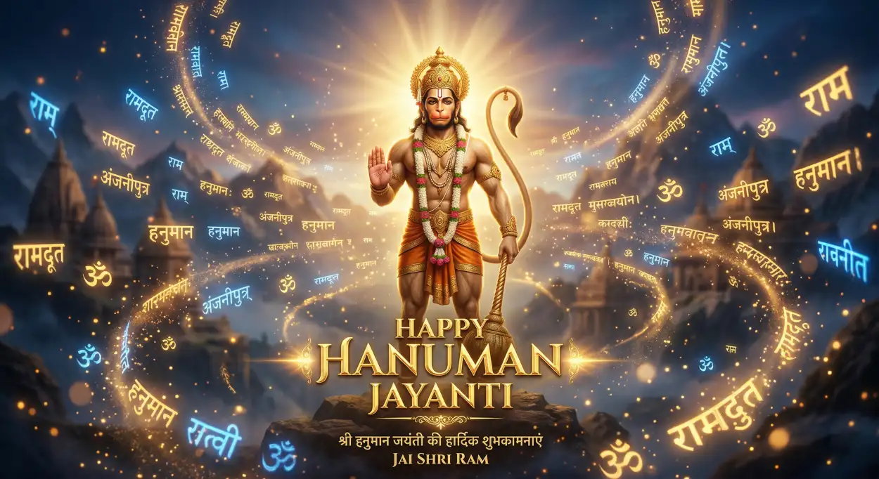 Free Download Hanuman Jayanti Wishes Messages For Office Colleagues - High Quality Hanuman Jayanti Wishes Image
