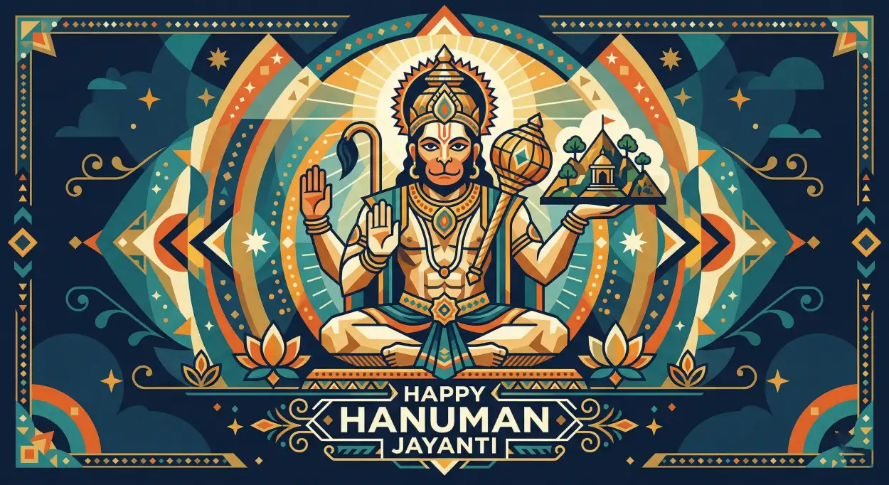 Free Download Hanuman Jayanti Wishes Messages For Positive Lifestyle - High Quality Hanuman Jayanti Wishes Image