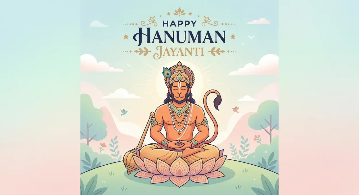 Free Download Hanuman Jayanti Wishes Messages For Positive Thinking - High Quality Hanuman Jayanti Wishes Image