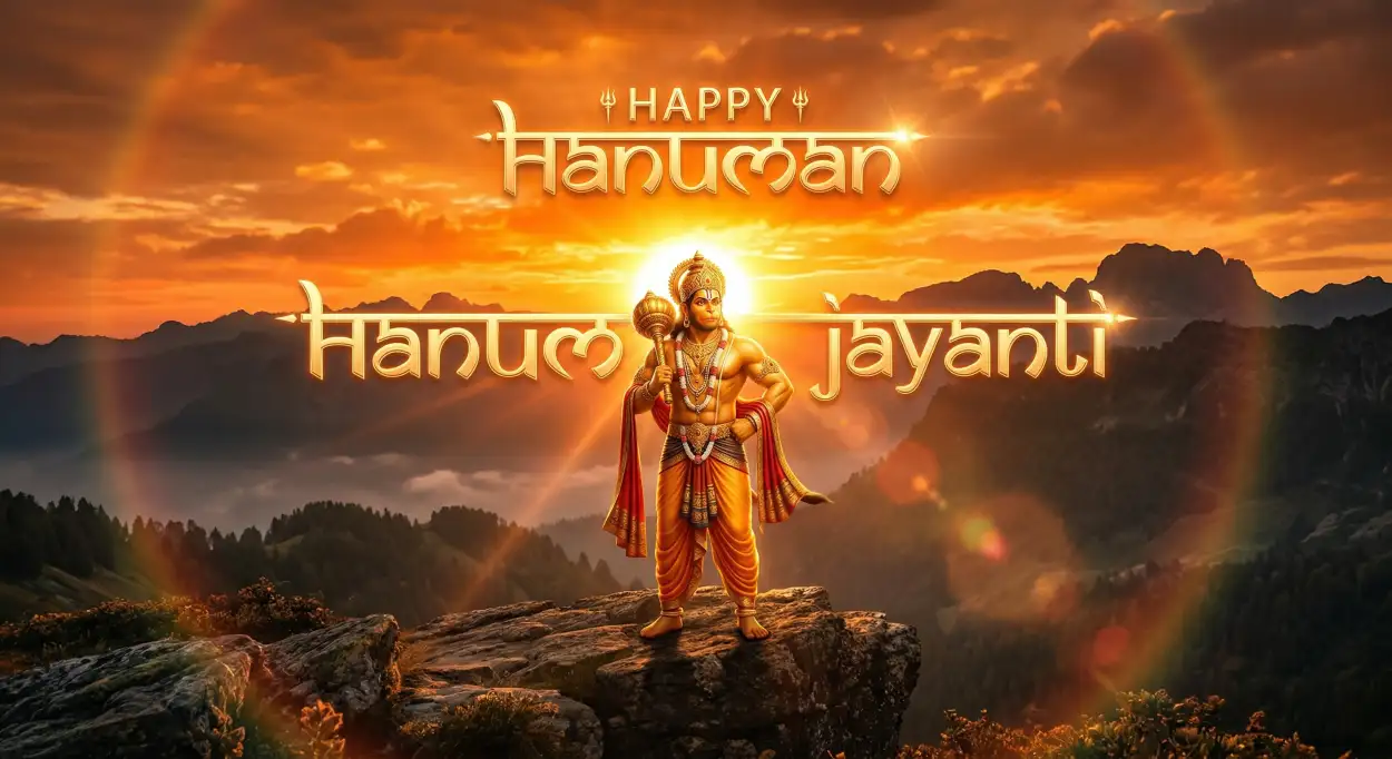 Free Download Hanuman Jayanti Wishes Messages With Blessings And Grace - High Quality Hanuman Jayanti Wishes Image